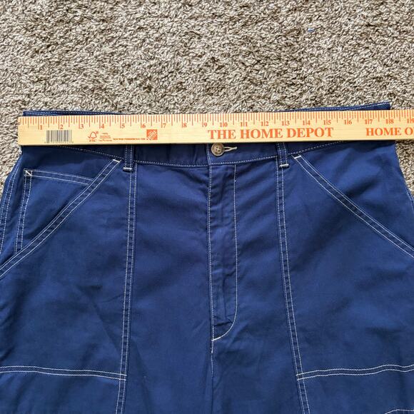 Polo Denim & Supply Womens Contrast Stitch Carpenter Pants 16 Blue Gorpcore - Picture 6 of 12